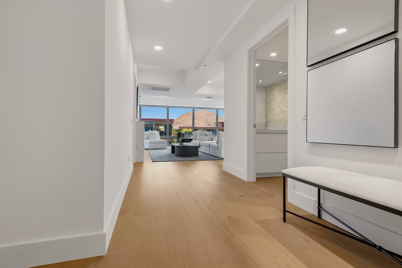Entry with Allora European Oak flooring