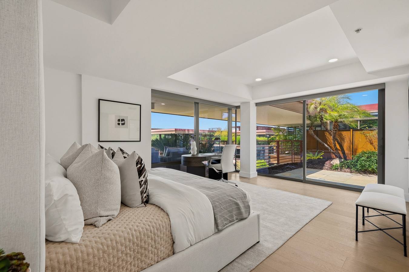 Primary suite with private patio
