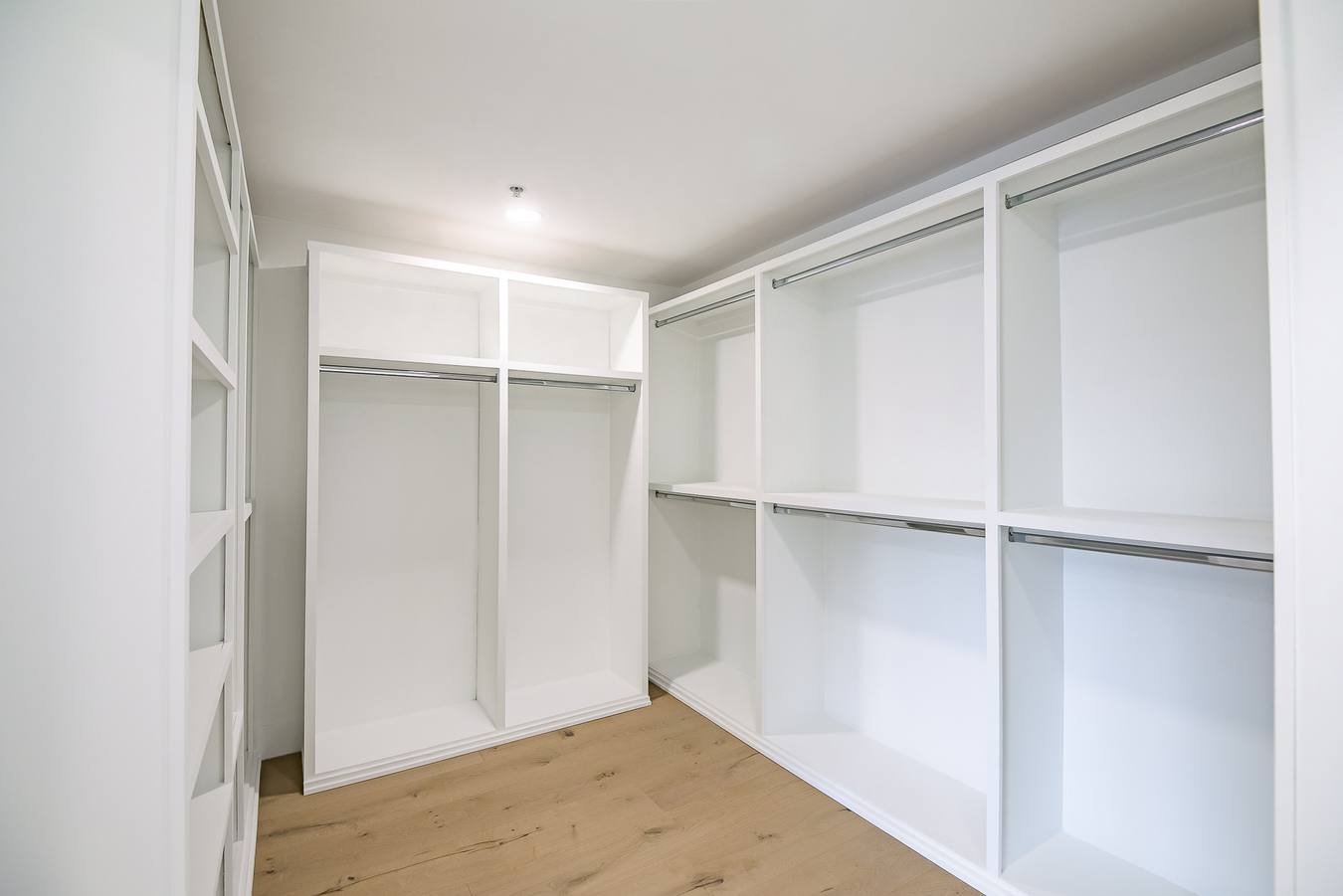Huge primary closet